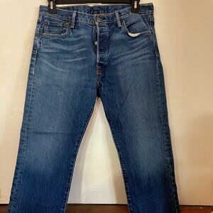 Levi's 501 Button Fly Jeans Classic Straight Leg